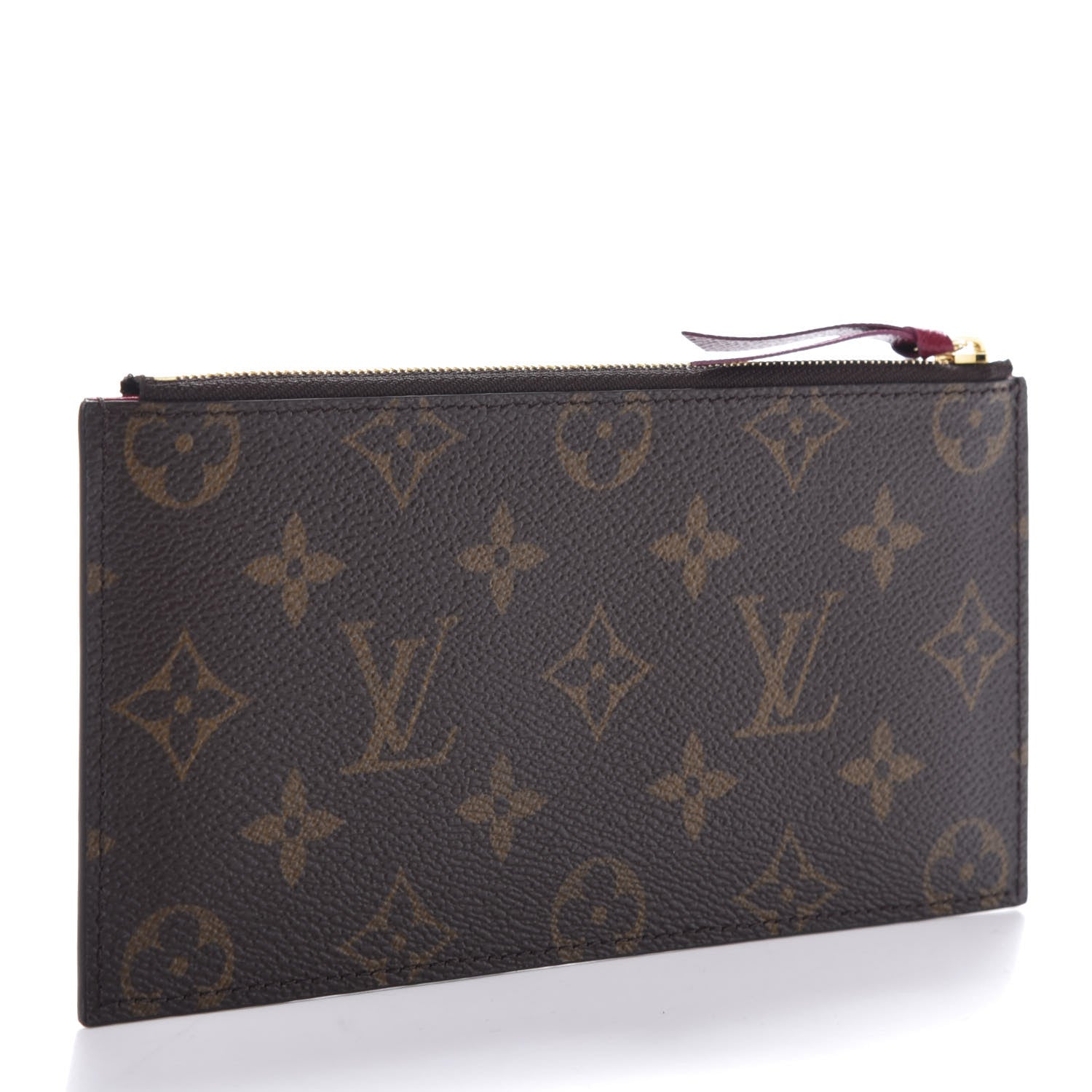 Louis Vuitton Monogram Felicie Chain Wallet Zippered Insert Fuchsia 3 of 6
