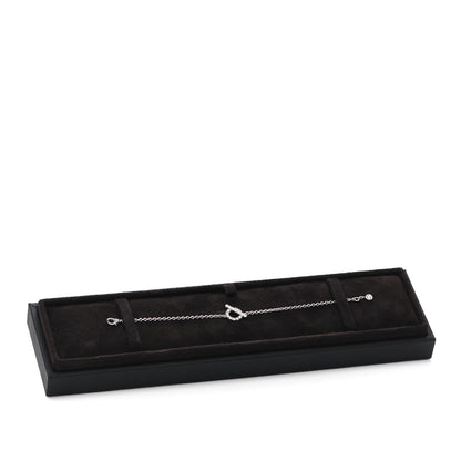 Hermes 18K White Gold Diamond Finesse Bracelet SH 4 of 4