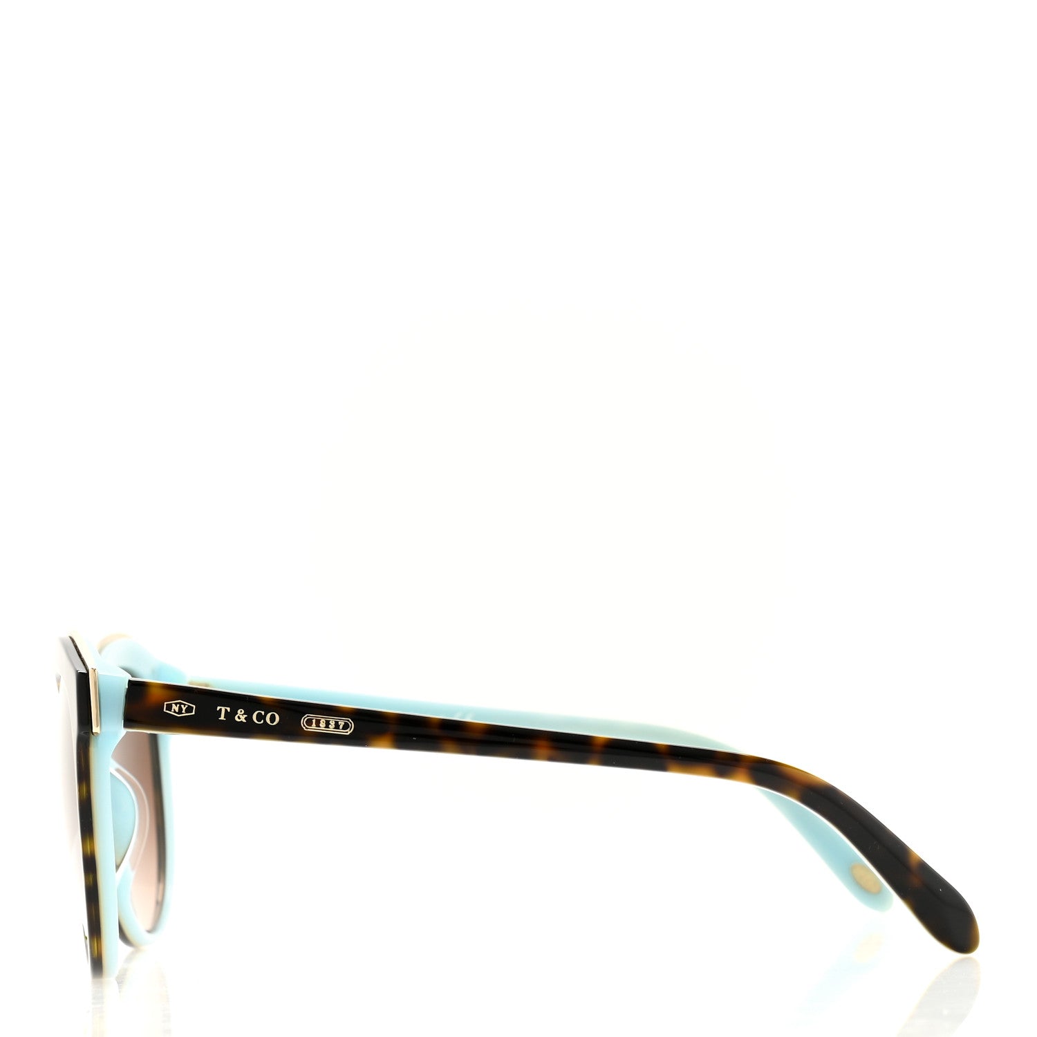 Tiffany Acetate TF4146-F Sunglasses Havana Blue 3 of 8