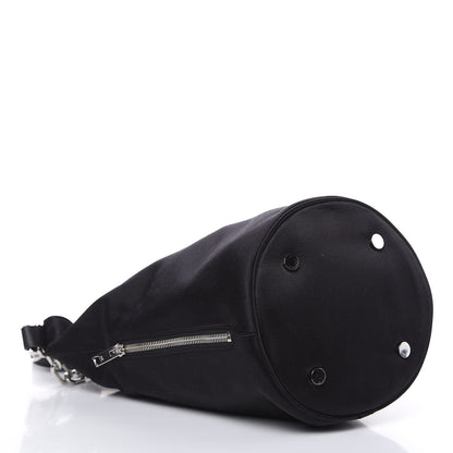 Alexander Wang Satin Attica Chain Bucket Bag Black 5 of 9
