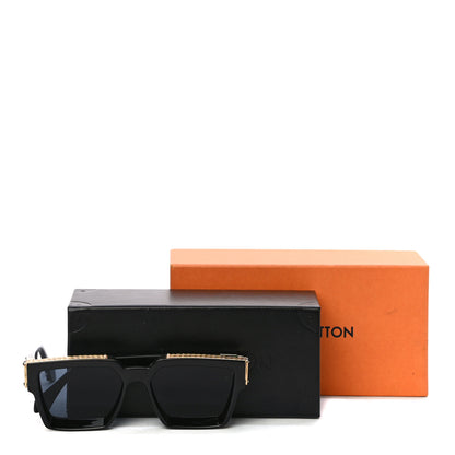 Louis Vuitton Acetate 1.1 Millionaires Sunglasses Z1165E Black 12 of 12