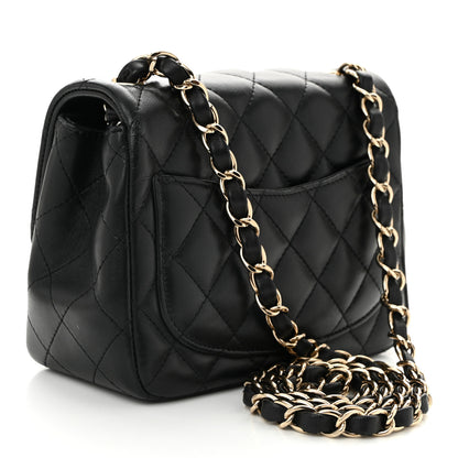 Chanel Lambskin Quilted Mini Square Flap Black 3 of 11
