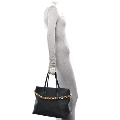 Bottega Veneta Grained Calfskin Saint Germain Medium Tote Black 2 of 9