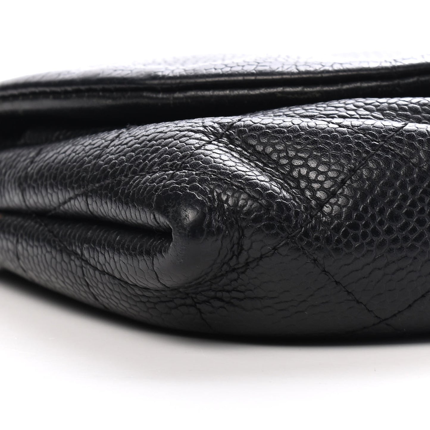 Caviar Half Moon Wallet On Chain WOC Black