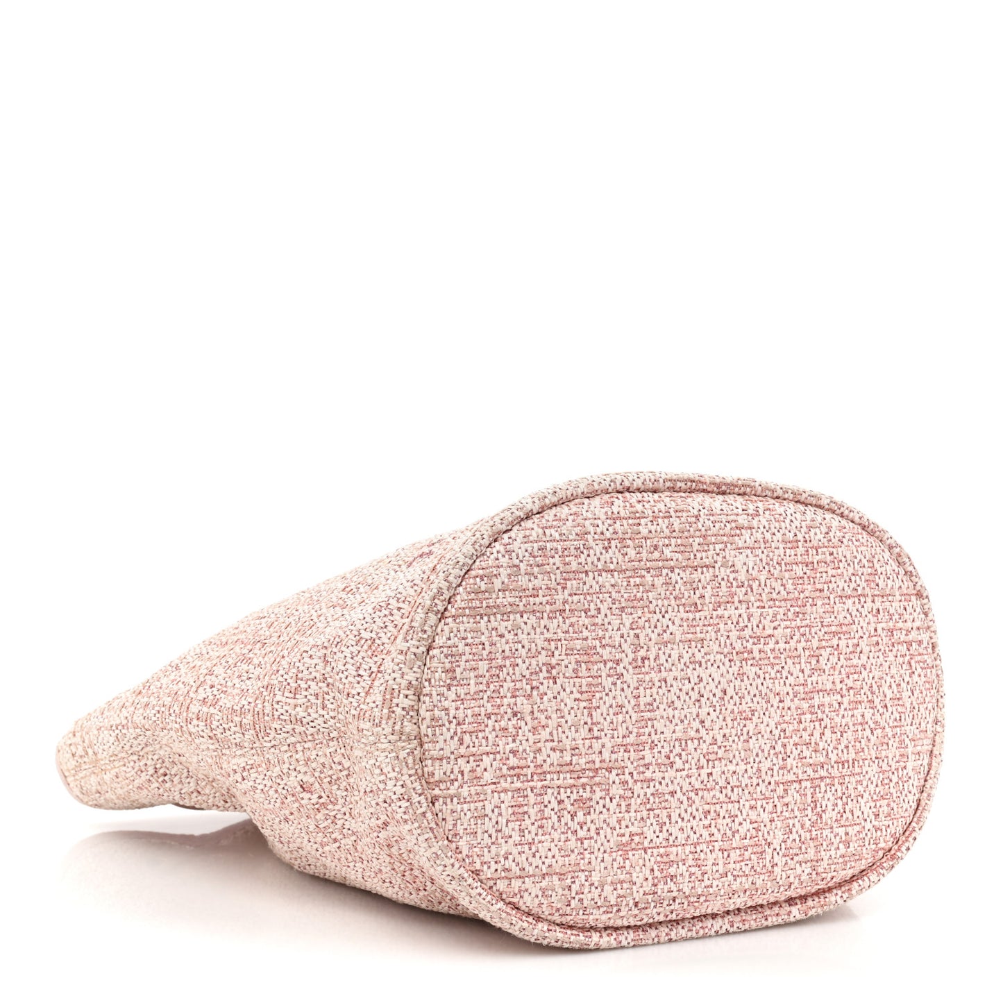 Lurex Boucle Deauville Drawstring Bag Pink