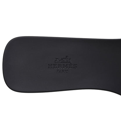 Hermes Rubber Aloha Sandals 39 Black 8 of 10