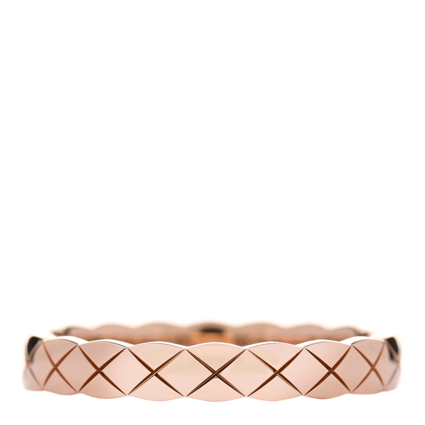 18K Beige Gold Mini Coco Crush Ring 58 8.25