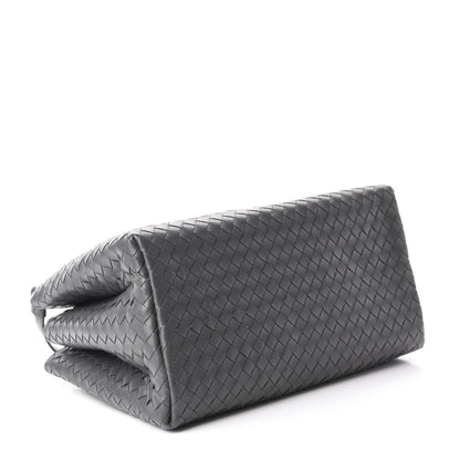 Bottega Veneta Light Calf Intrecciato Small Roma Light Grey 4 of 10