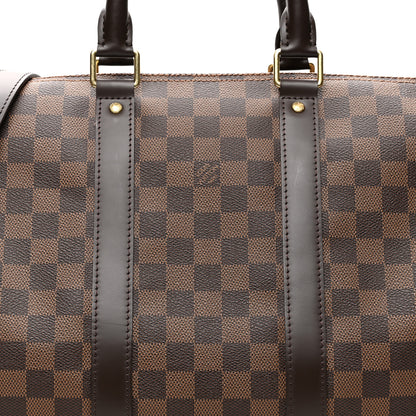 Louis Vuitton Damier Ebene Keepall Bandouliere 45 7 of 9