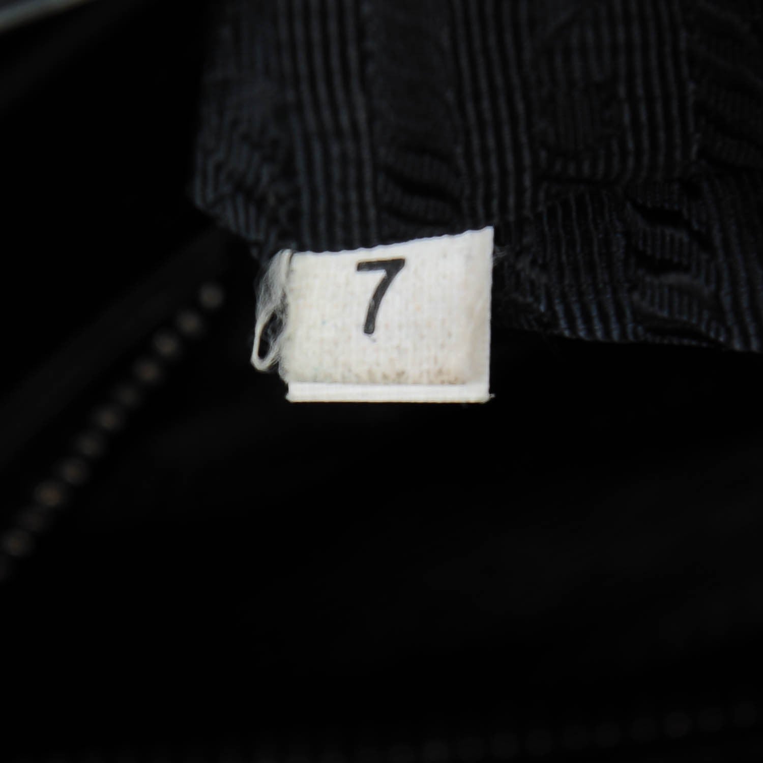 Prada Glace Calf Large Twin Pocket Tote Naturale Black 10 of 10