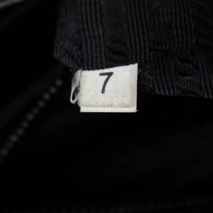 Prada Glace Calf Large Twin Pocket Tote Naturale Black 10 of 10