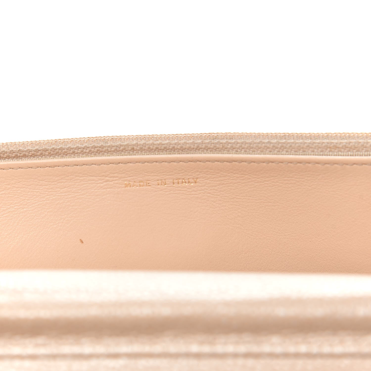 Chanel Pearly Caviar Quilted Wallet On Chain WOC Beige 7 of 13
