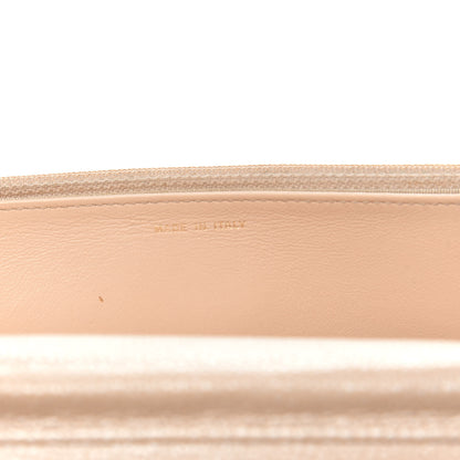 Chanel Pearly Caviar Quilted Wallet On Chain WOC Beige 7 of 13