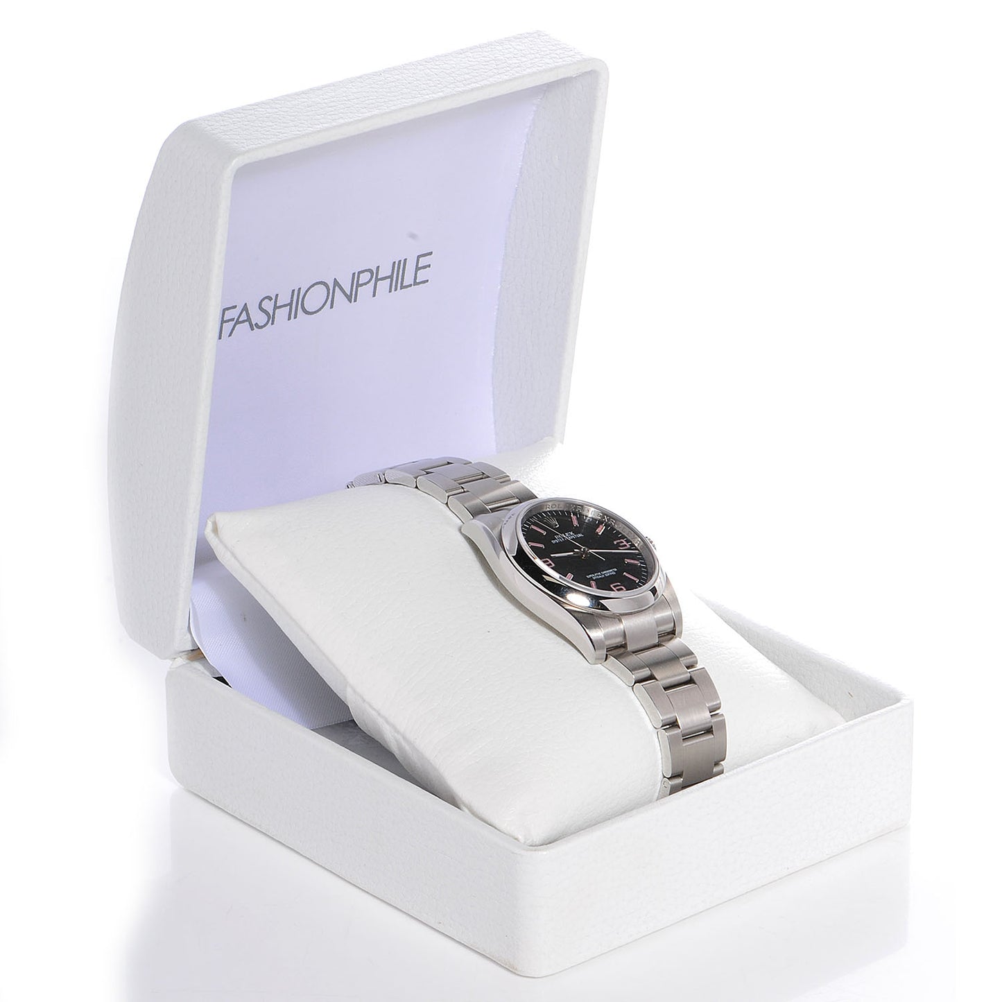 Stainless Steel 36mm Oyster Perpetual Watch Black 116000