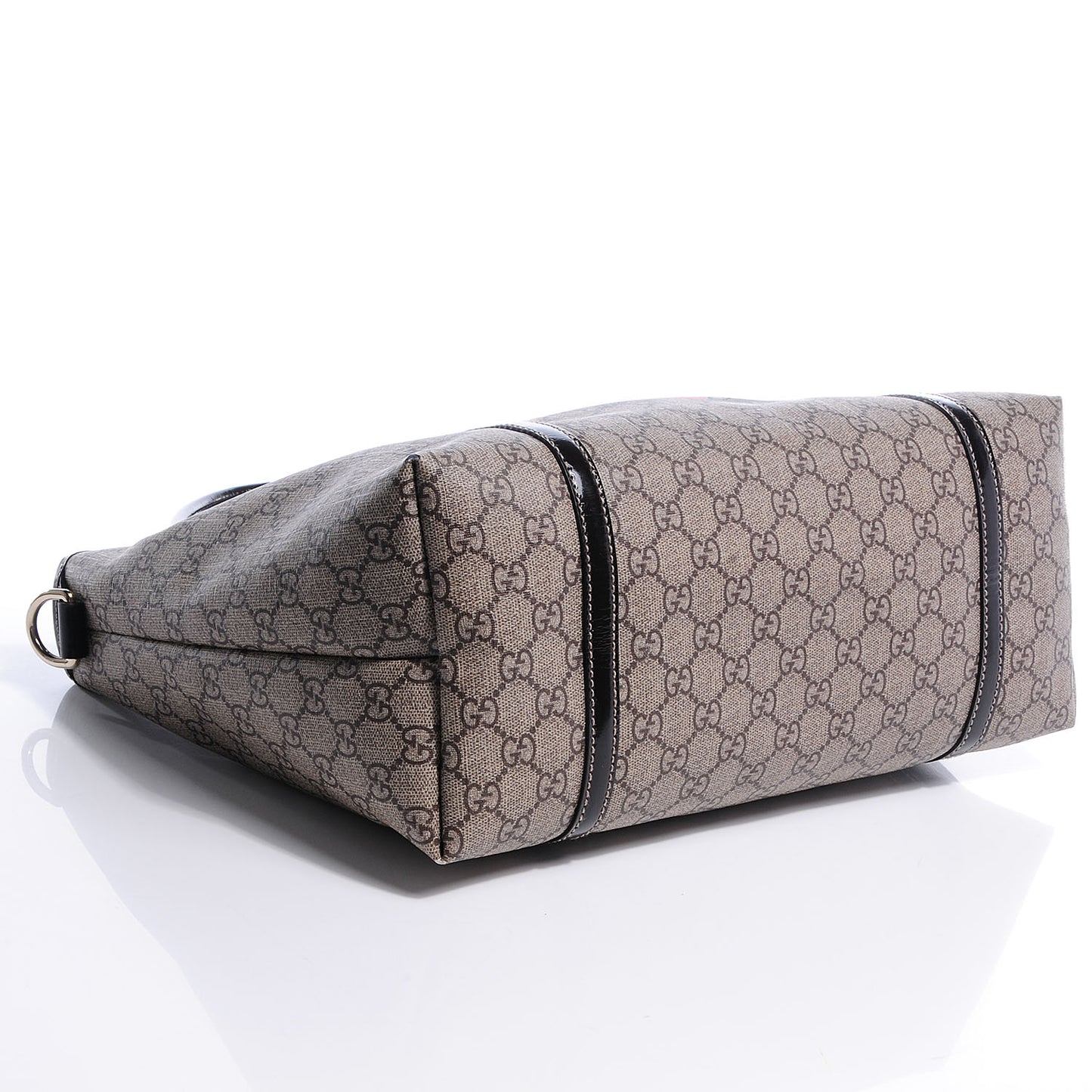 GG Plus Monogram Tattoo Heart Medium Joy Tote Dark Brown