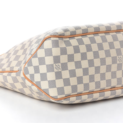 Louis Vuitton Damier Azur Delightful MM Rose Ballerine 7 of 8