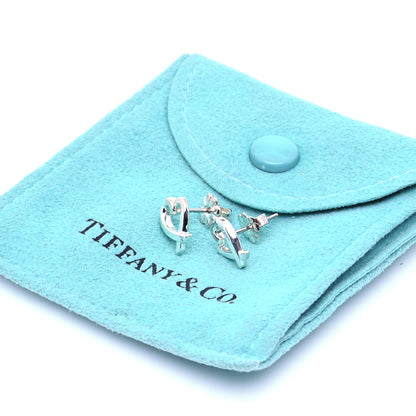 Tiffany Sterling Silver Mini Paloma Picasso Loving Heart Earrings 5 of 5