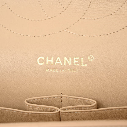 Chanel Caviar Quilted Jumbo Double Flap Beige 6 of 11