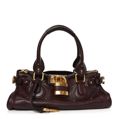 Chloe Grained Buffalo Paddington Grenat 1 of 10