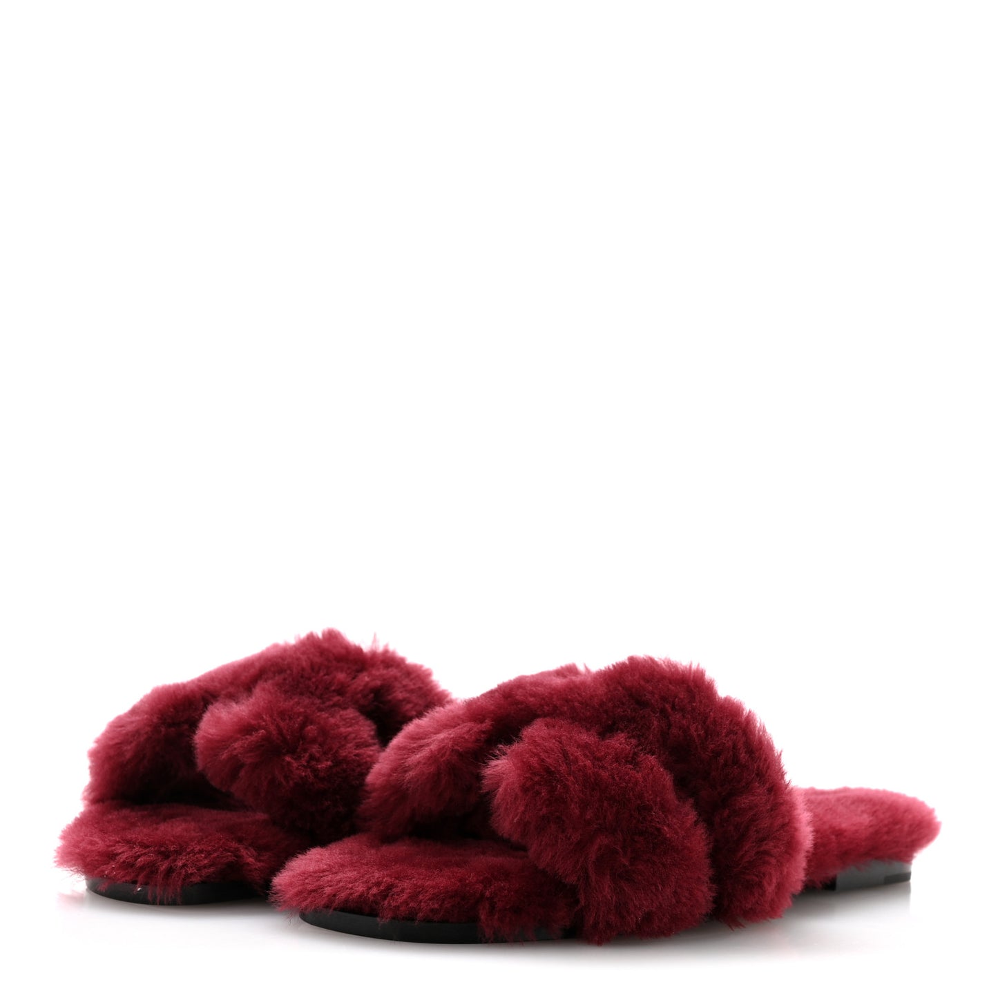 Woolskin Oran Sandals 39 Rouge H