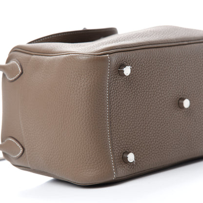 Hermes Taurillon Clemence Lindy 26 Etoupe 6 of 11