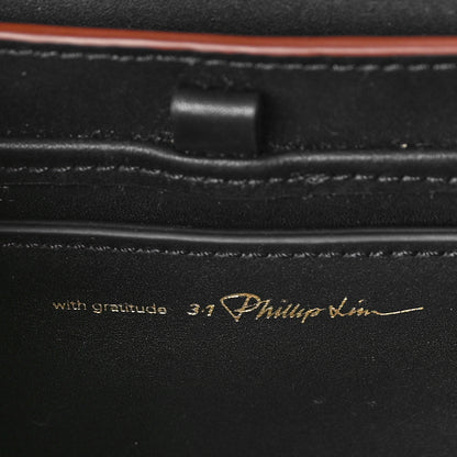 3.1 Phillip Lim Calfskin Crocodile Embossed Pashli Saddle Belt Bag Cognac 6 of 10
