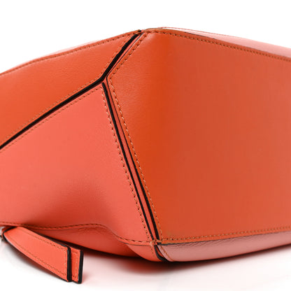 Loewe Calfskin Small Puzzle Bag Orange Tan Pink 7 of 8