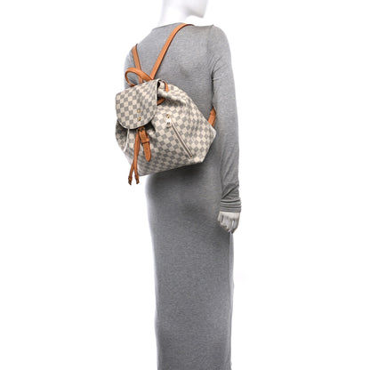 Louis Vuitton Damier Azur Sperone Backpack 2 of 10