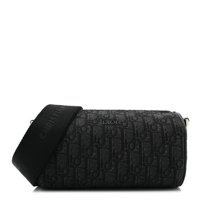 Christian Dior Oblique Roller Messenger Bag Black 1 of 9