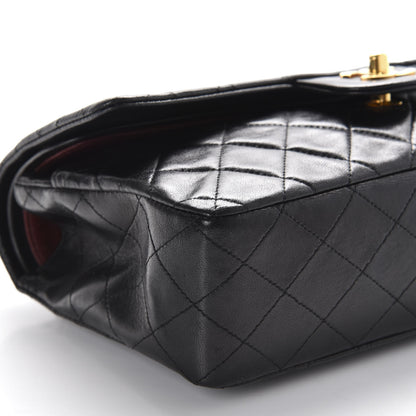 Chanel Lambskin Quilted Medium Double Flap Black 7 of 11