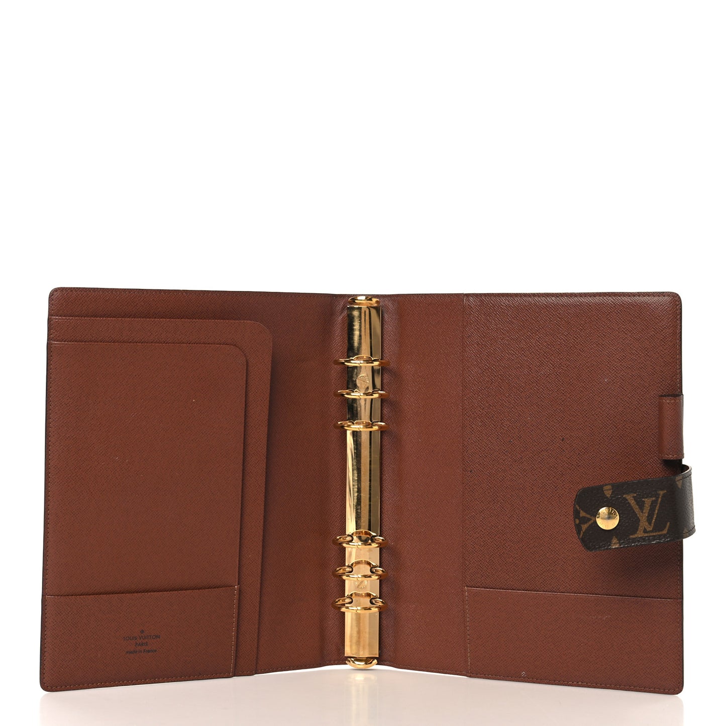 Monogram Large Ring Agenda Cover