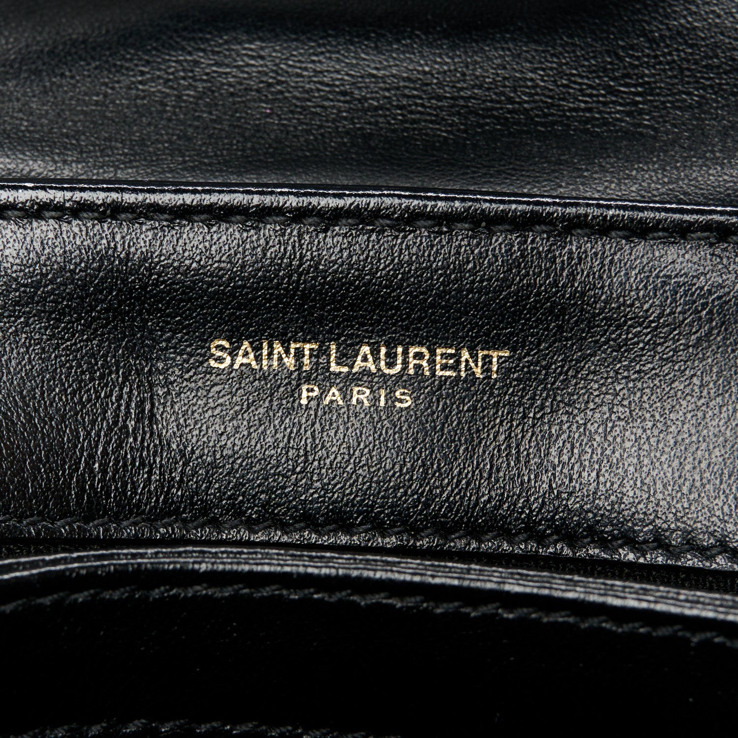 Saint Laurent Calfskin Y Quilted Monogram Toy Loulou Crossbody Bag Black 6 of 11