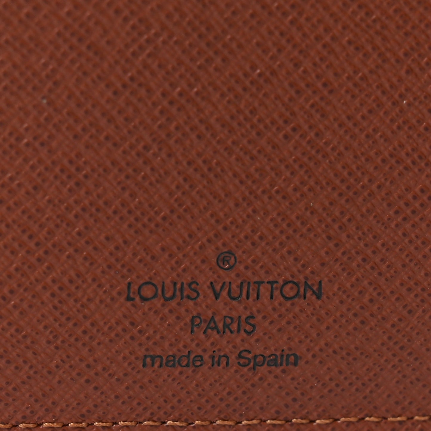 Monogram Desk Agenda Cover