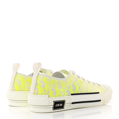 Christian Dior Technical Canvas Oblique Mens B23 Low Top Sneakers 45 Yellow 4 of 15