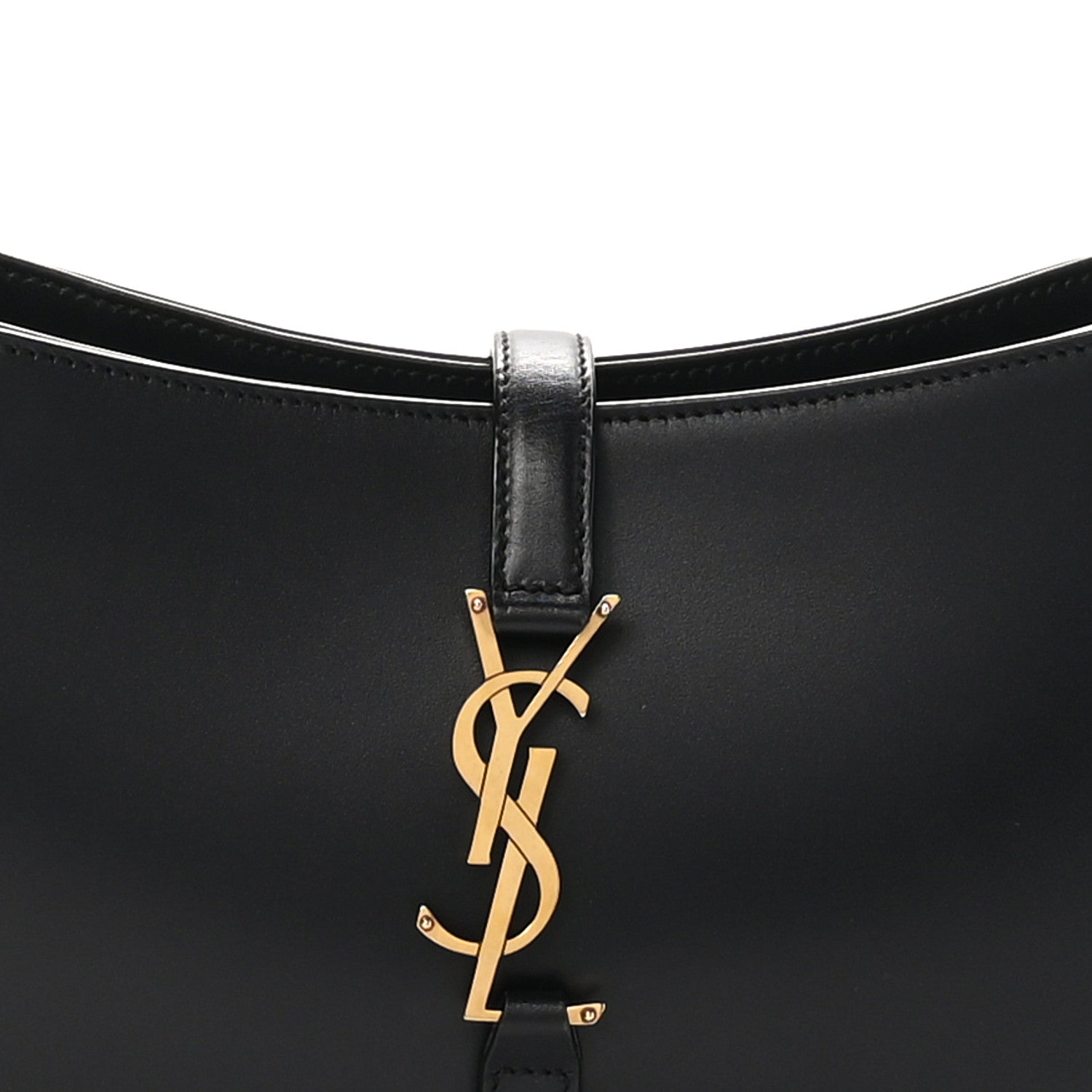 Saint Laurent Smooth Calfskin Le 5 A 7 Hobo Black 8 of 10