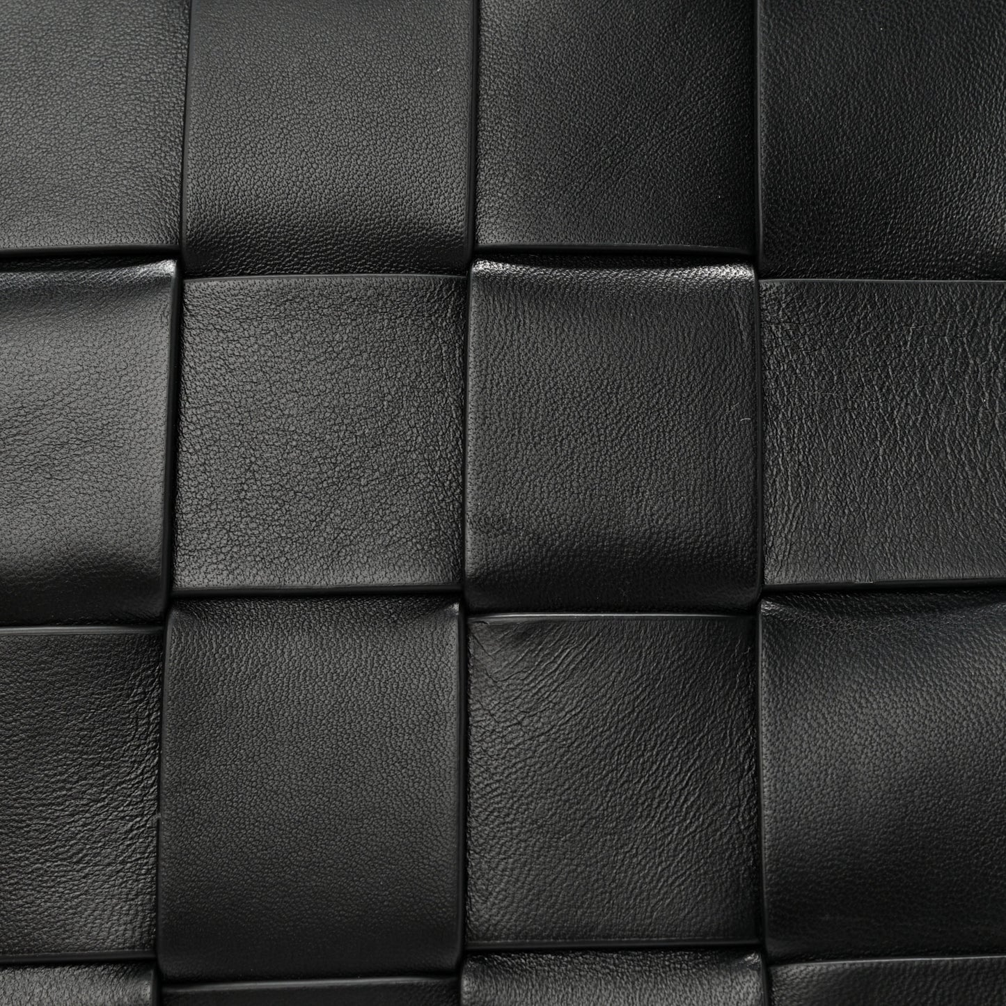 Nappa Intrecciato The Snap Clutch Black