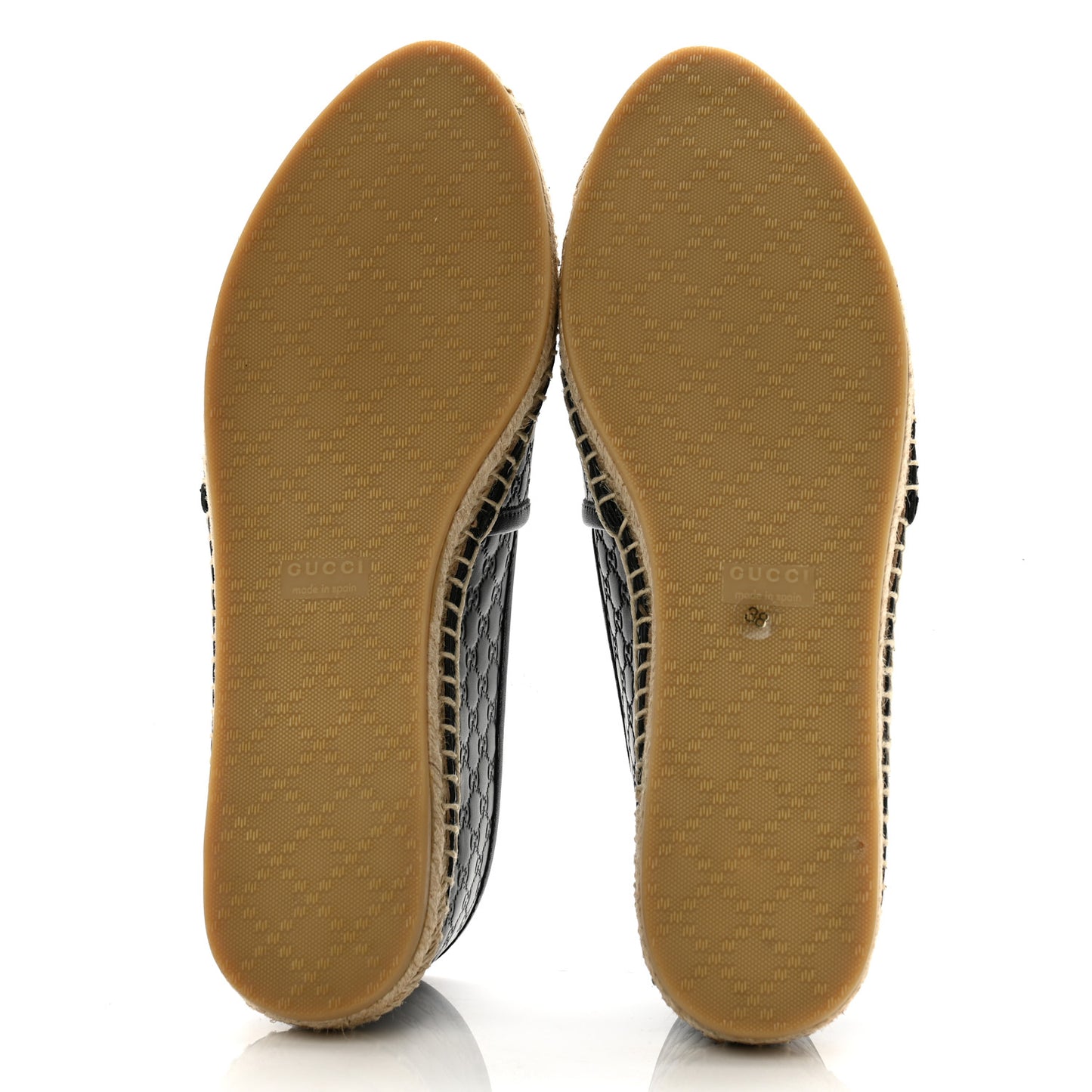 Microguccissima Signature Espadrilles 38 Black