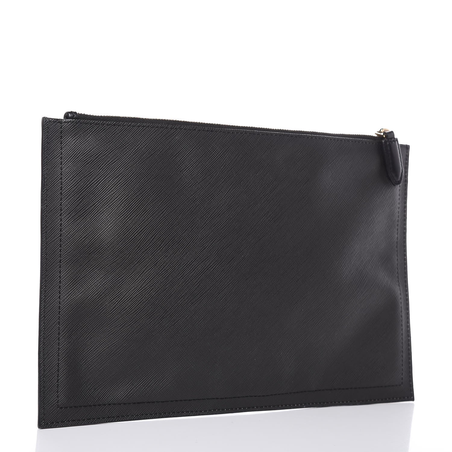 Givenchy Textured Coated Canvas Rottweiler Print Large Cosmetic Pouch Black 3 of 7