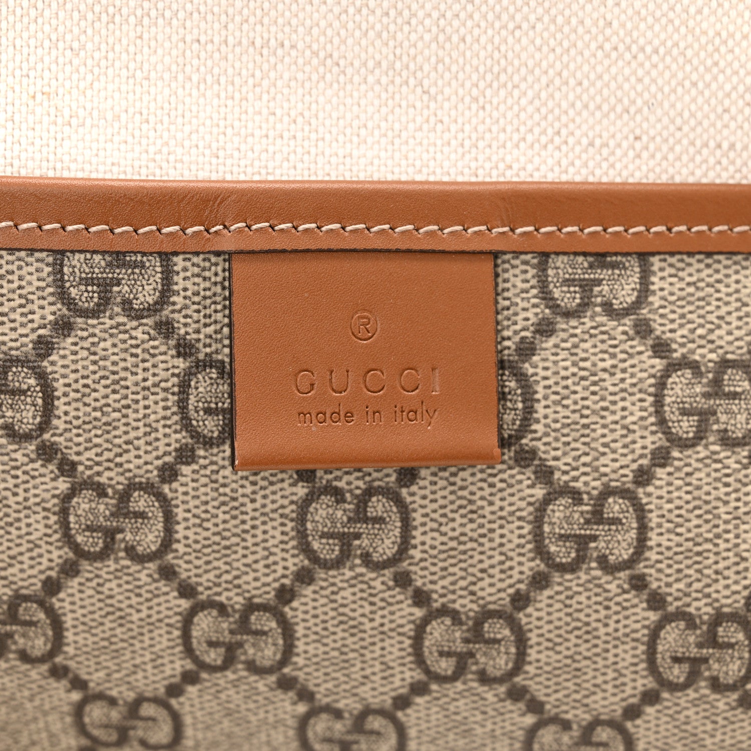 Gucci GG Plus Monogram Medium Signature Web Loop Tote Brown 6 of 10