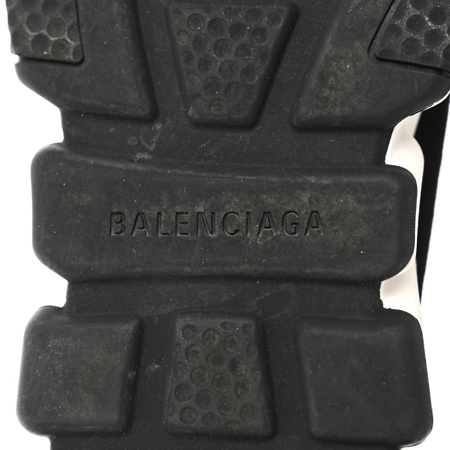Balenciaga Neoprene Knit Womens Speed Sneakers 37 Black White 6 of 9