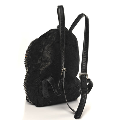 Stella McCartney Shaggy Deer Mini Falabella Backpack Black 3 of 9