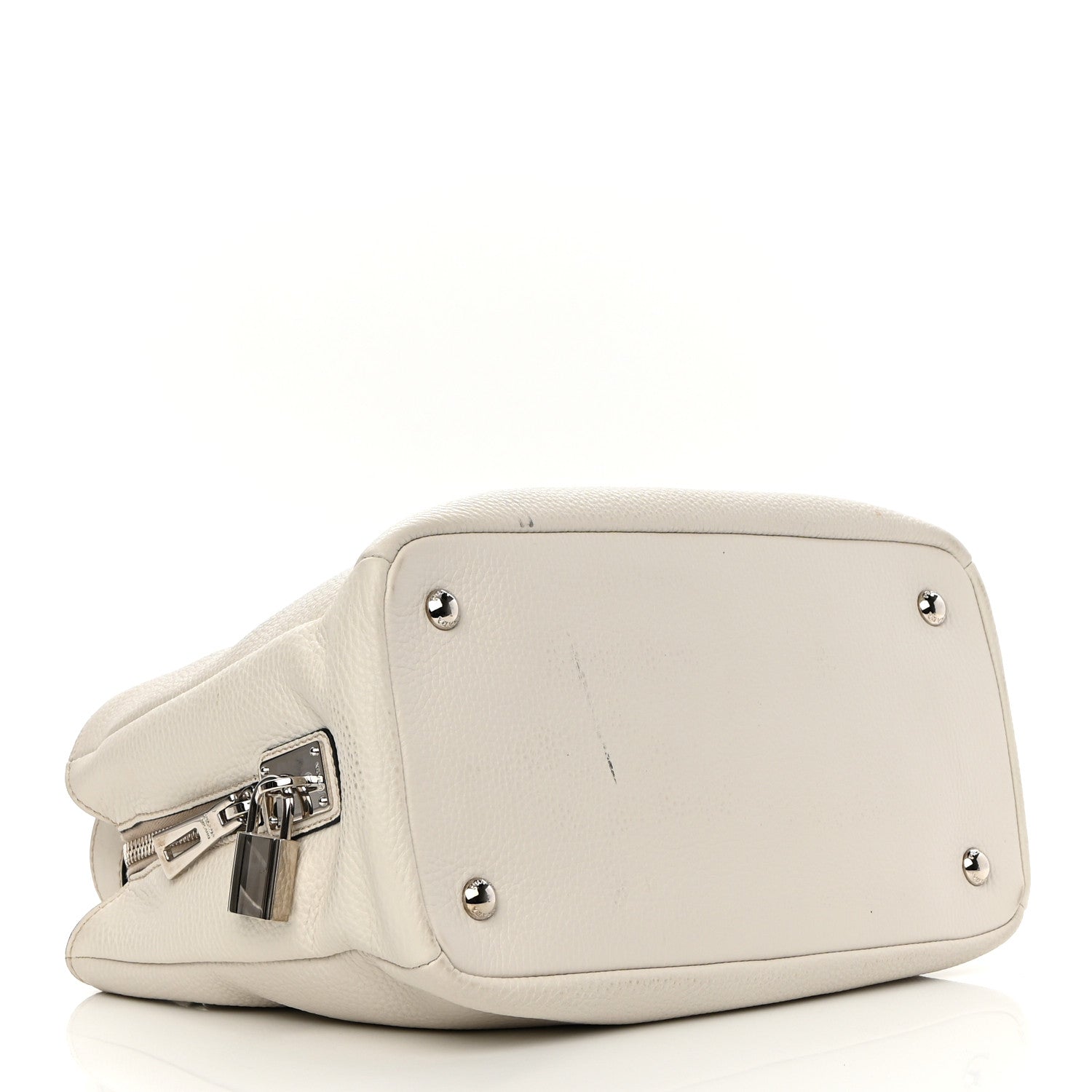 Prada Vitello Daino Shopping Tote Talco 3 of 17
