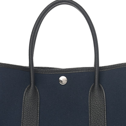 Hermes Toile Negonda Garden Party 30 TPM Bleu Marine Black 10 of 12