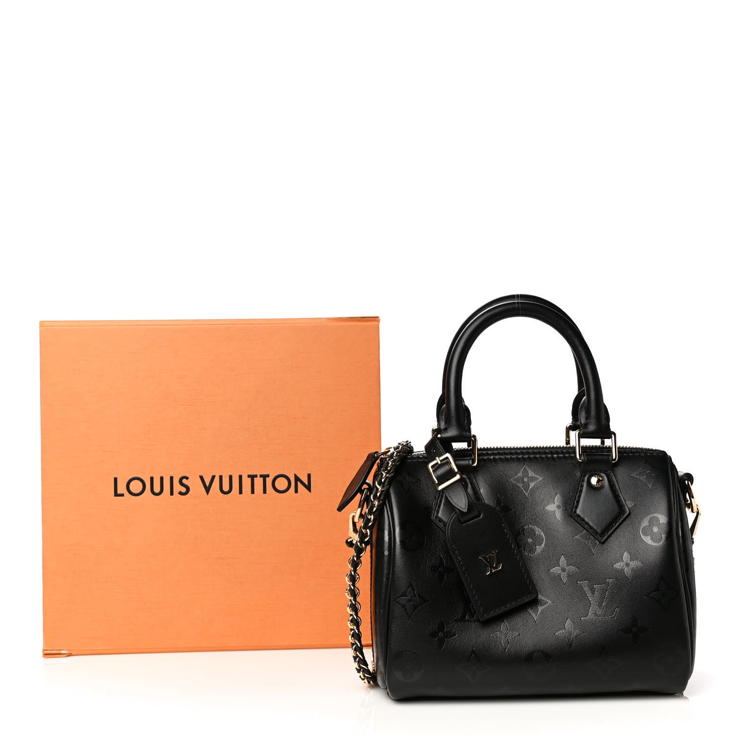 Louis Vuitton Monogram Ink Speedy BB Black 28 of 28