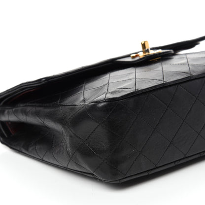 Chanel Lambskin Quilted Medium Double Flap Black 6 of 12