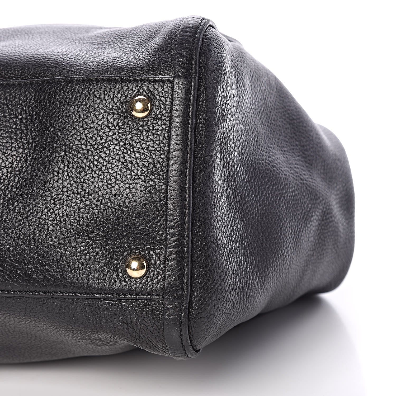 Gucci Pebbled Calfskin Medium Soho Shoulder Bag Black 12 of 12
