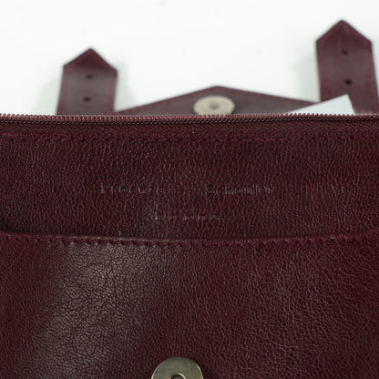 Proenza Schouler Lambskin Large PS1 Chain Wallet Oxblood 5 of 6