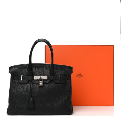 Hermes Taurillon Clemence Birkin 30 Black 12 of 12