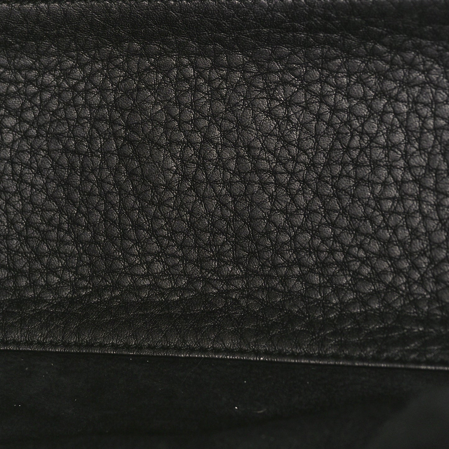 Grained Calfskin Cannage Medium Supple Lady Dior Black