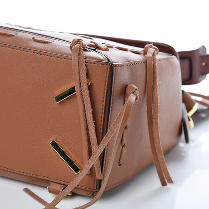 Loewe Calfskin Laced Puzzle Bag Tan 9 of 9